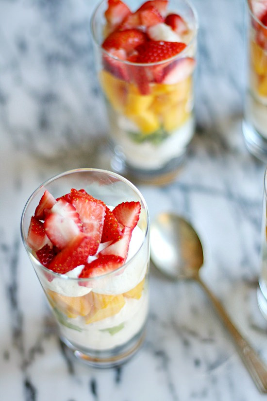 Fresh Fruit Cheesecake Mousse