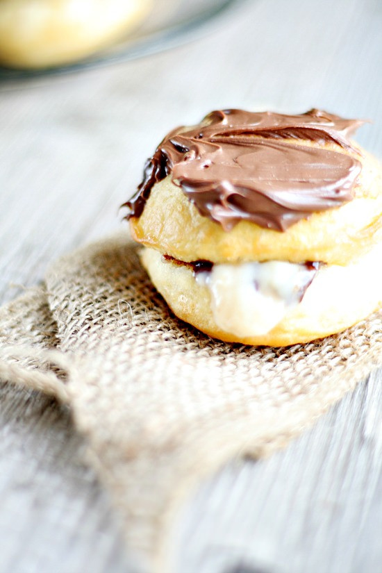 Cookie Dough Doughnuts