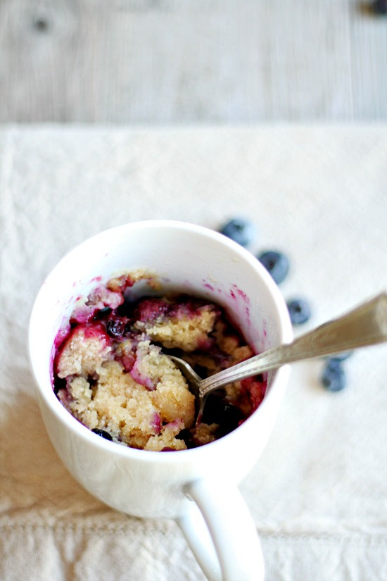 Blueberry Muffin in a Mug