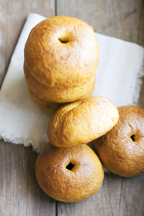 pumpkin bagels