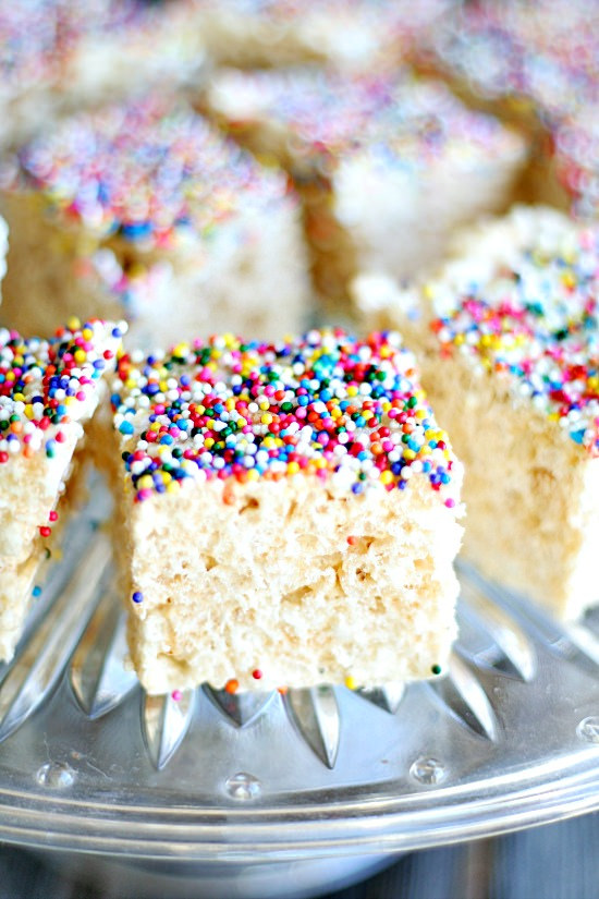 funfetti rice krispie treats