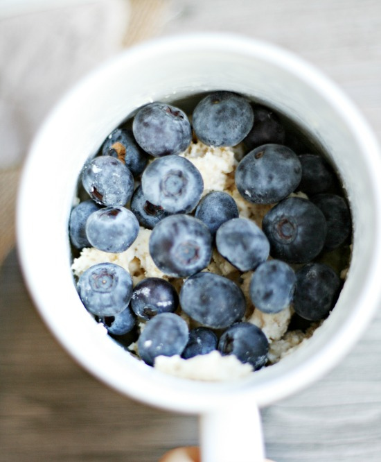 Single Serving BlueberryMuffin