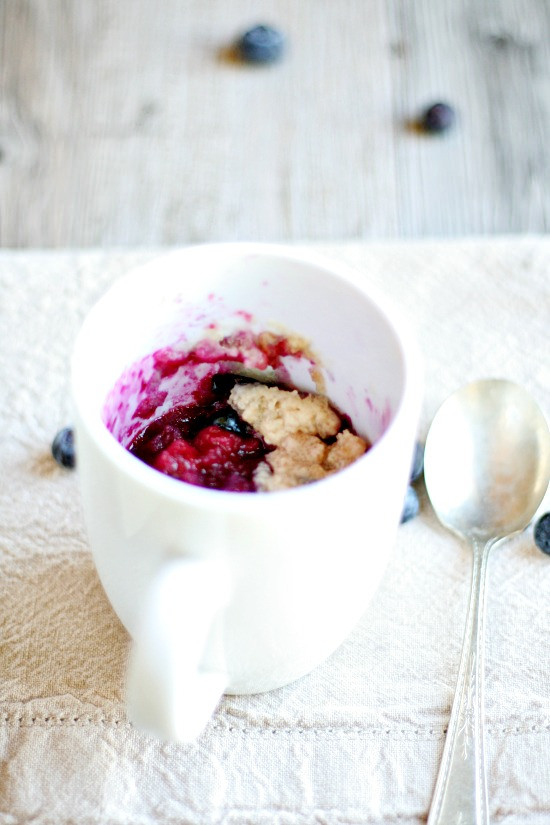 Single Serving Blueberry Muffin