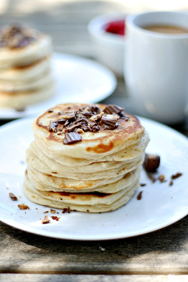 peanut butter cup panckaes