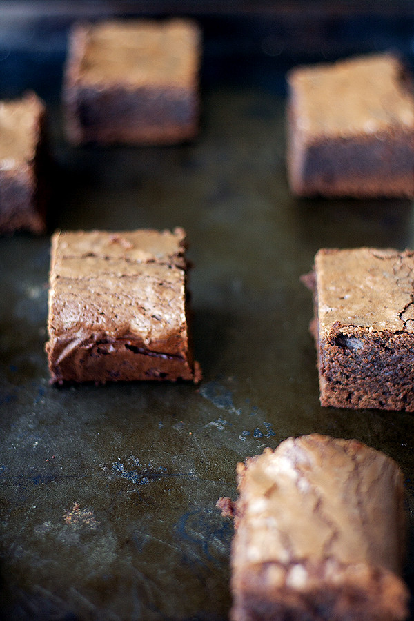 chewy, fudgy brownies