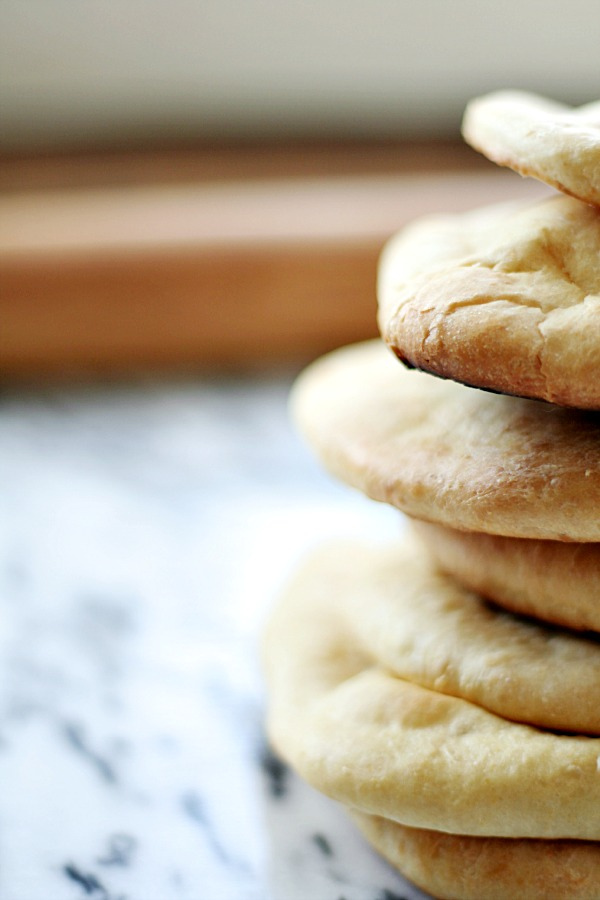 homemade pita