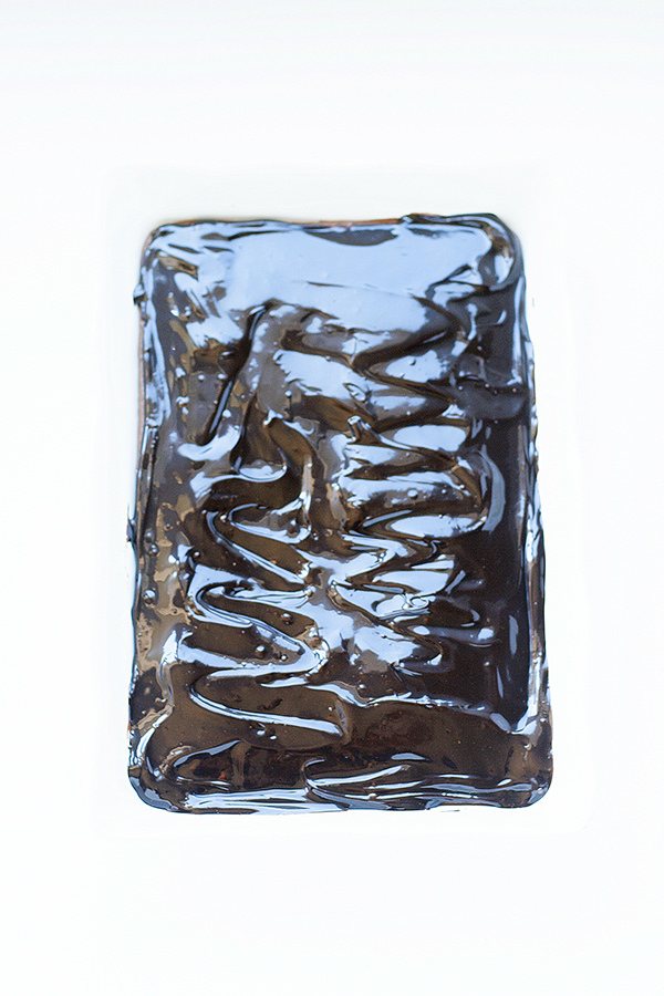 brownie with hot fudge layer