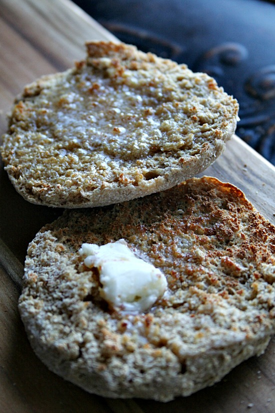Honey Wheat English Muffins | heathersfrenchpress.com