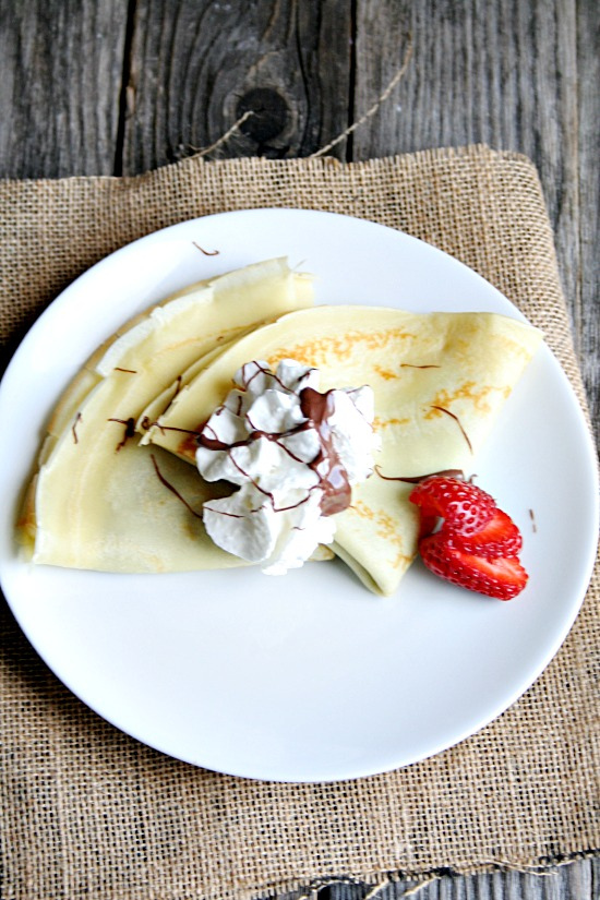 Crepe and hot cocoa #hersheyheroes