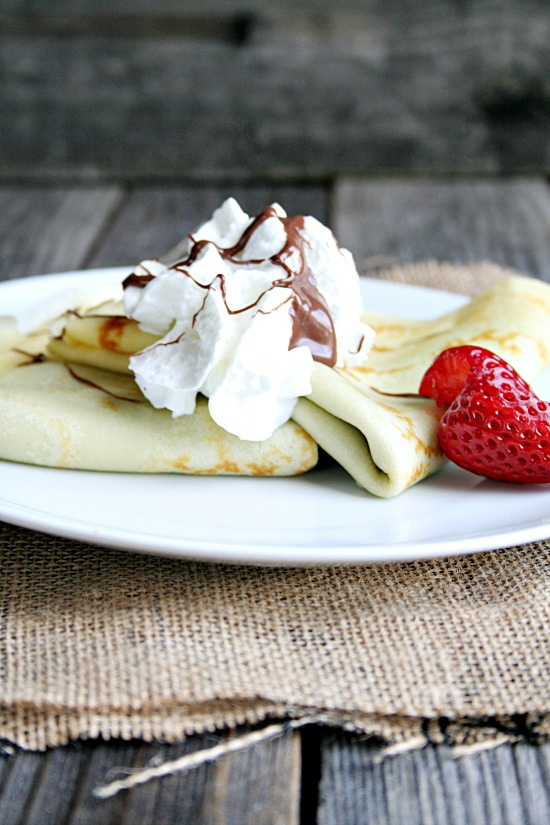 Chocolate and Hazelnut Crepes #hersheyheroes
