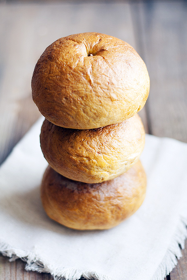 pumpkin bagels
