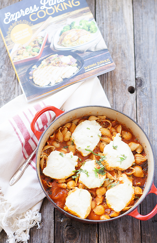 polka dot skillet lasagna
