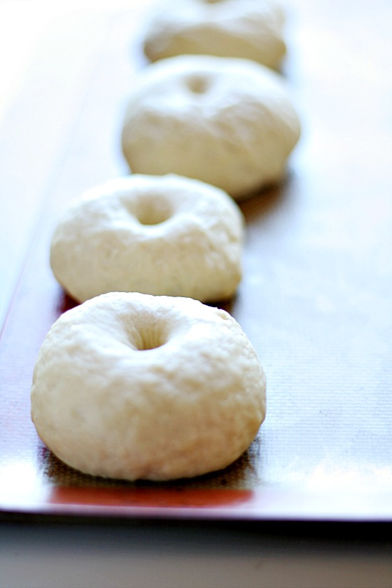 lemon bagels rising