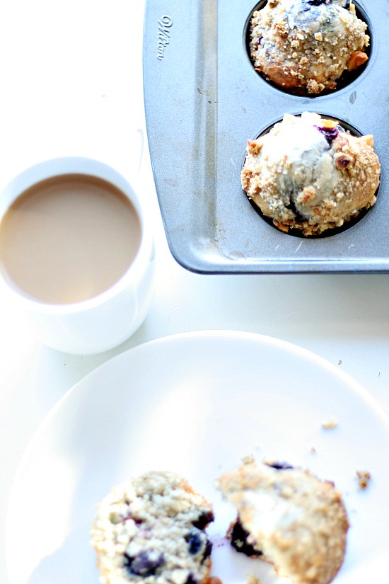 Blueberry Macadamia Nut Muffins