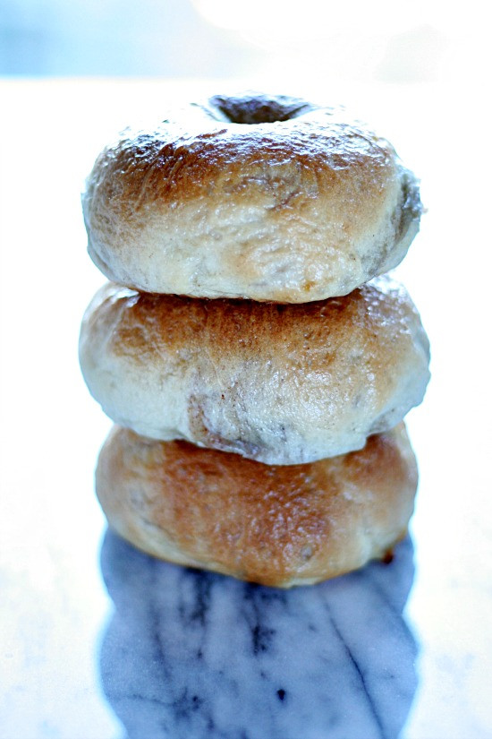 Cinnamon Roll Bagels