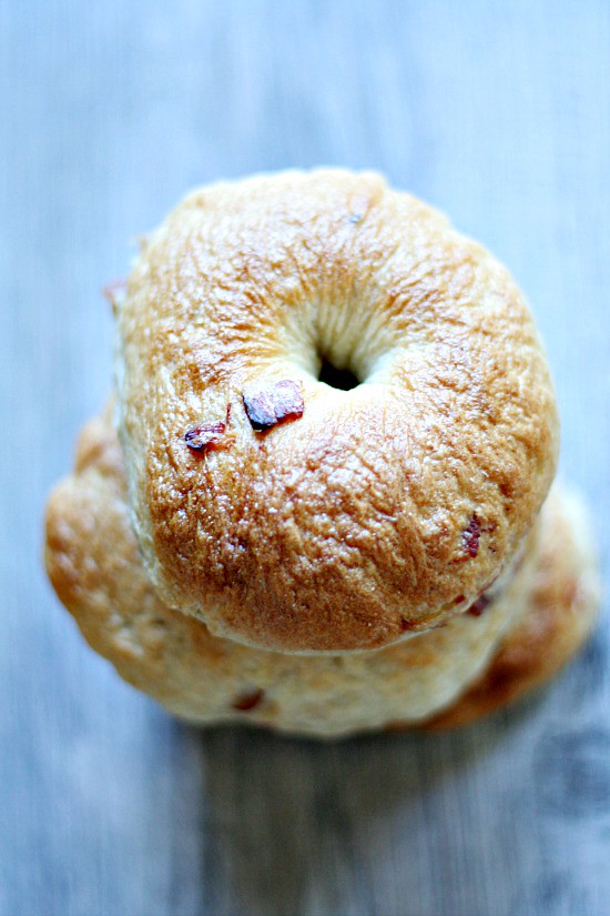 Maple Bacon Bagels