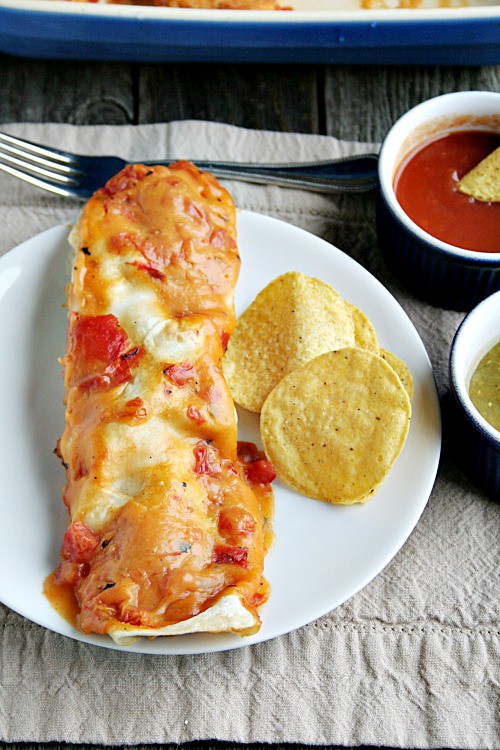 Chicken and Cheese Enchiladas