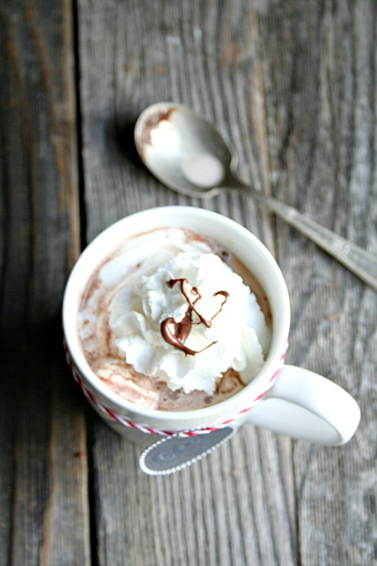 Hazelnut Hot Cocoa #hersheyheroes