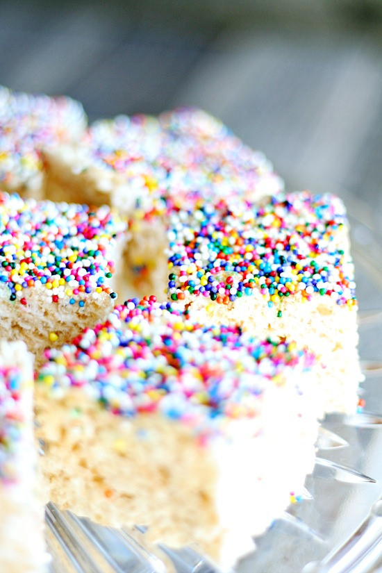 funfetti rice krispy treats