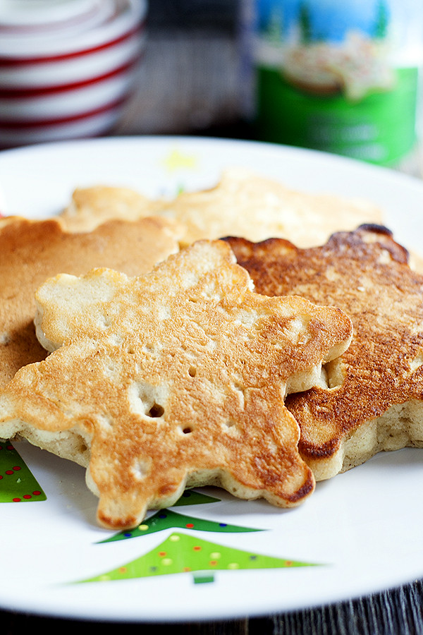 frosted sugar cookie pancakes