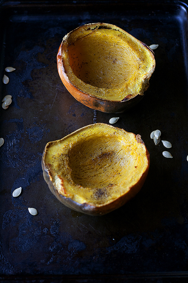 roasted acorn squash