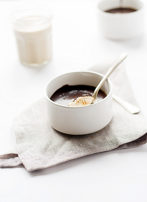 irish cream panna cotta with chocolate irish cream ganache