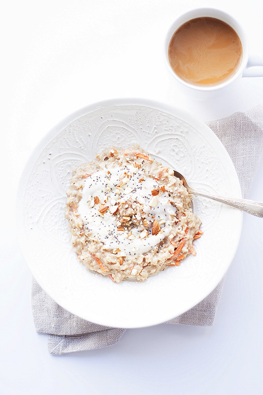 carrot cake oatmeal