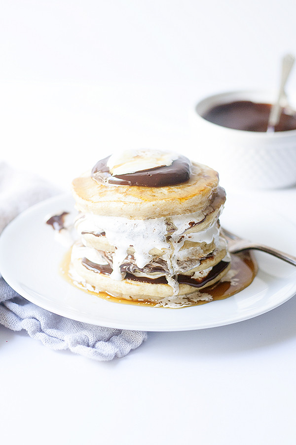 s'more pancakes