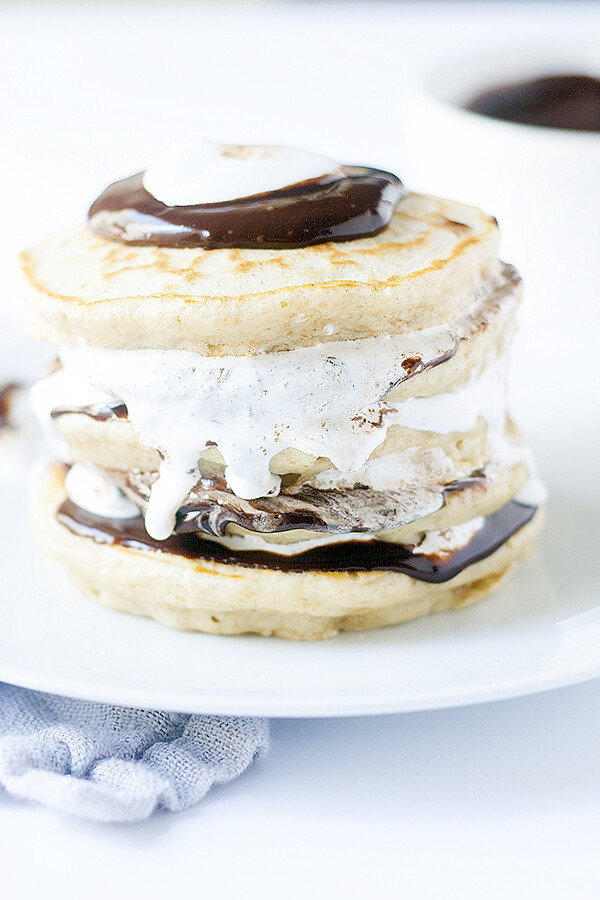 s'more pancakes