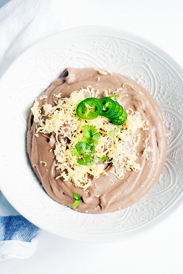 easy slow cooker refried beans