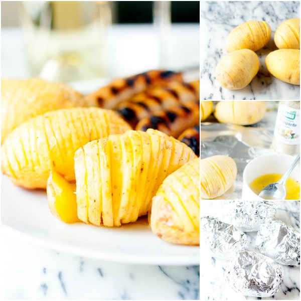 grilled hasselback potatoes
