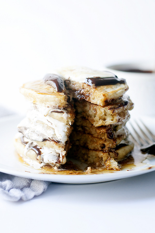 s'more pancakes