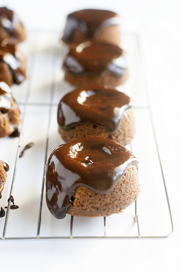 mini chocolate earl grey bundt cakes