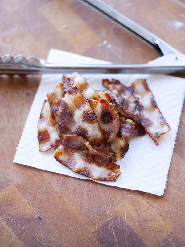 waffled bacon