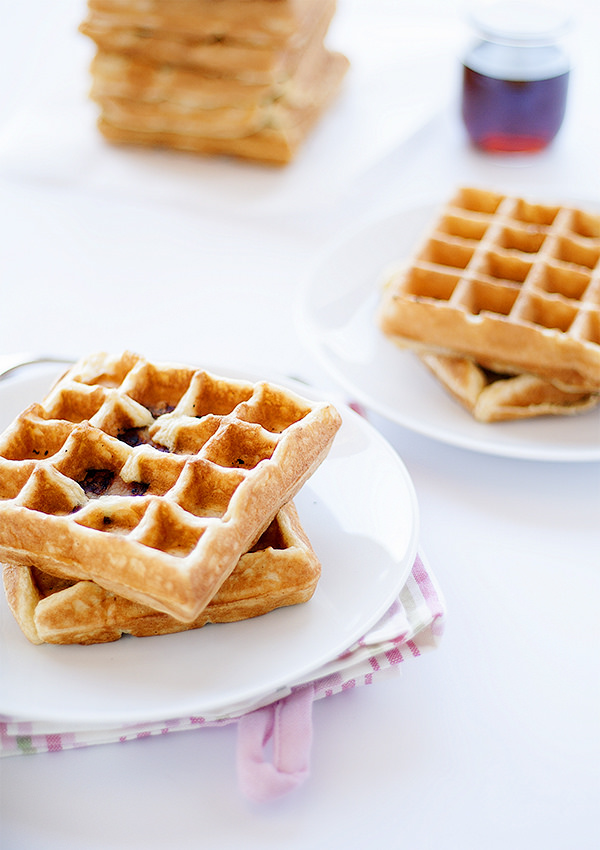 maple bacon waffles