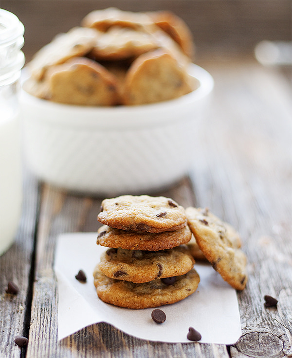 mini chocolate chip cookies