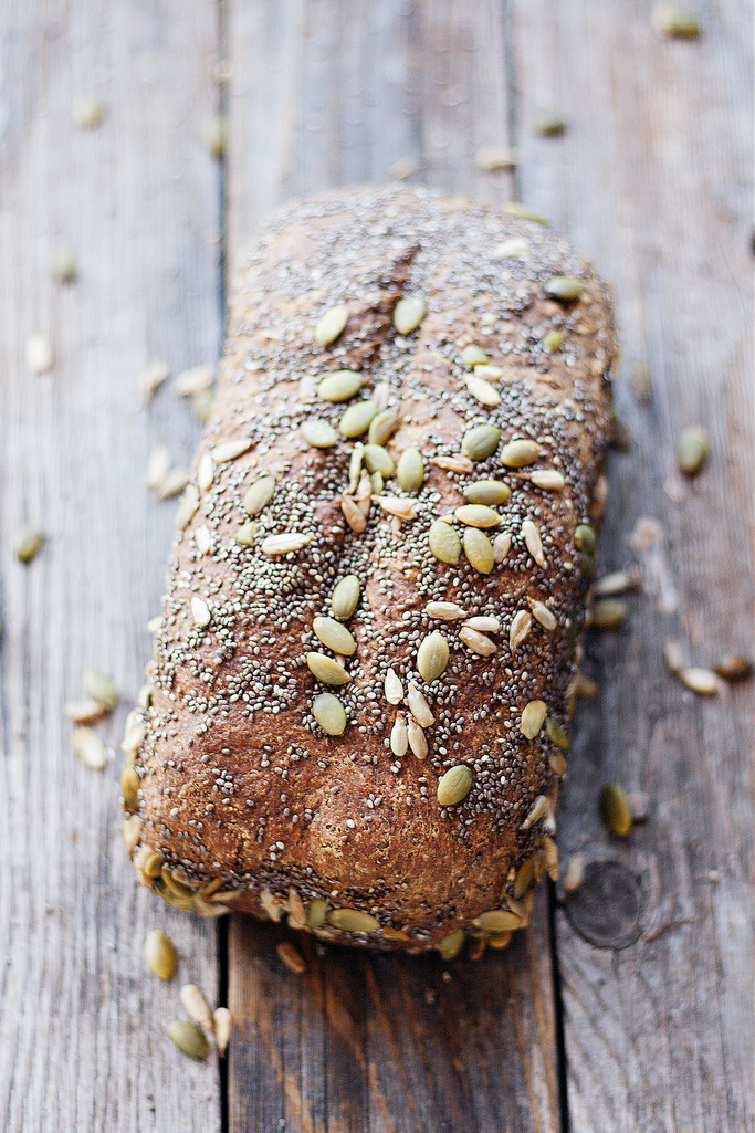 seeded wheat bread