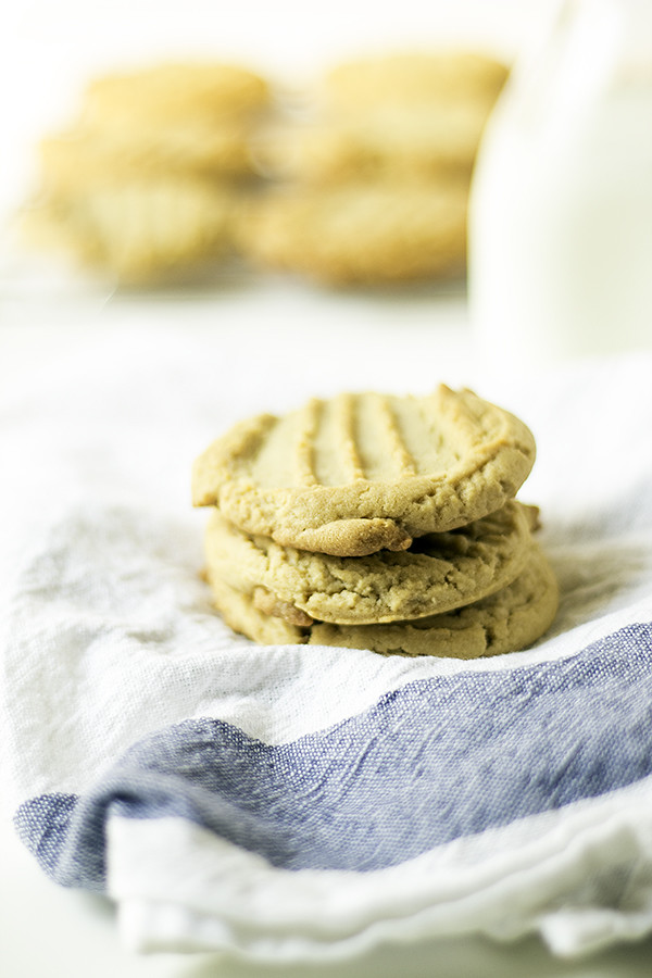 grandma's homemade peanut butter cookies