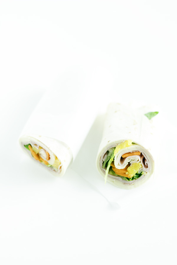 ham an pineapple wrap @TysonFoods #HelpFuelforSchool #ad