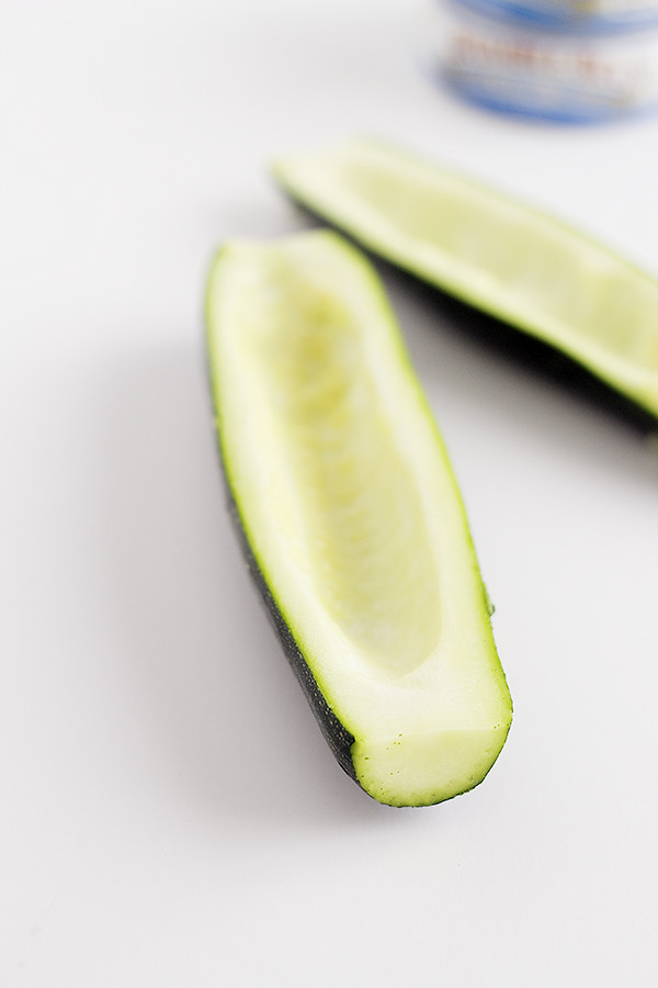 zucchini tuna melts