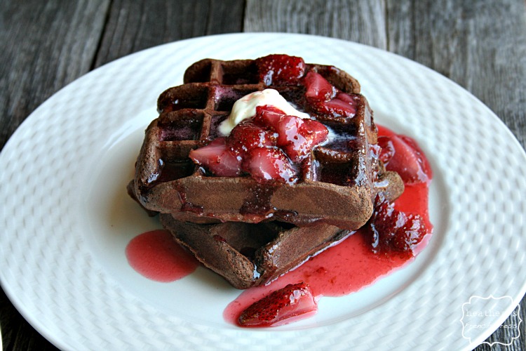 brownie waffles