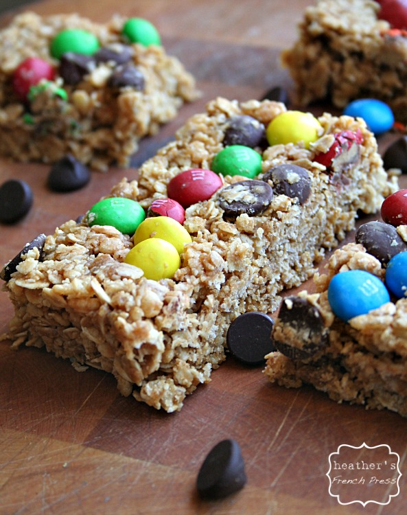 monster cookie granola bars