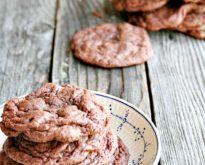 Chocolate Pudding Brownie Cookies - heathersfrenchpress.com #cookies