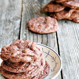 Chocolate Pudding Brownie Cookies - heathersfrenchpress.com #cookies