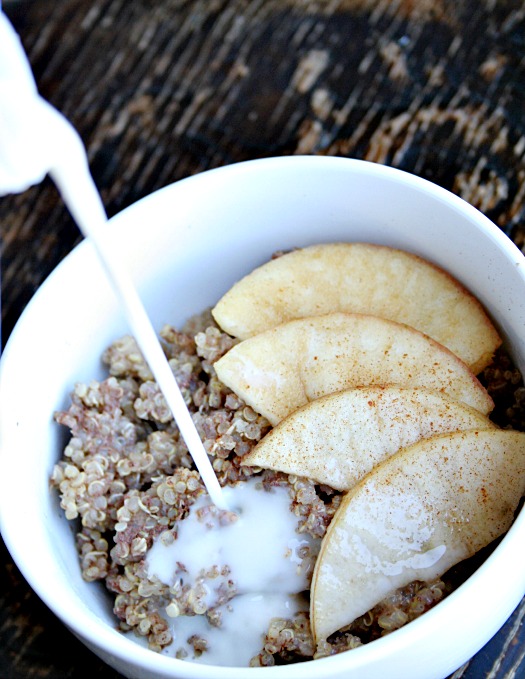 Breakfast Quinoa - heathersfrenchpress.com #breakfast