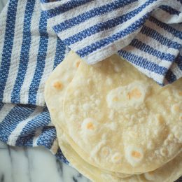homemade flour tortillas