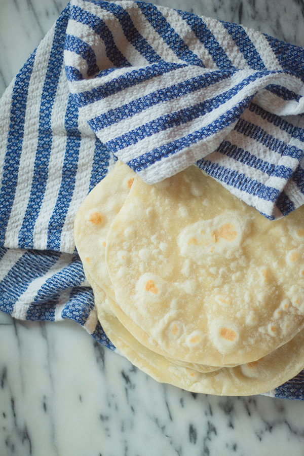 homemade flour tortillas