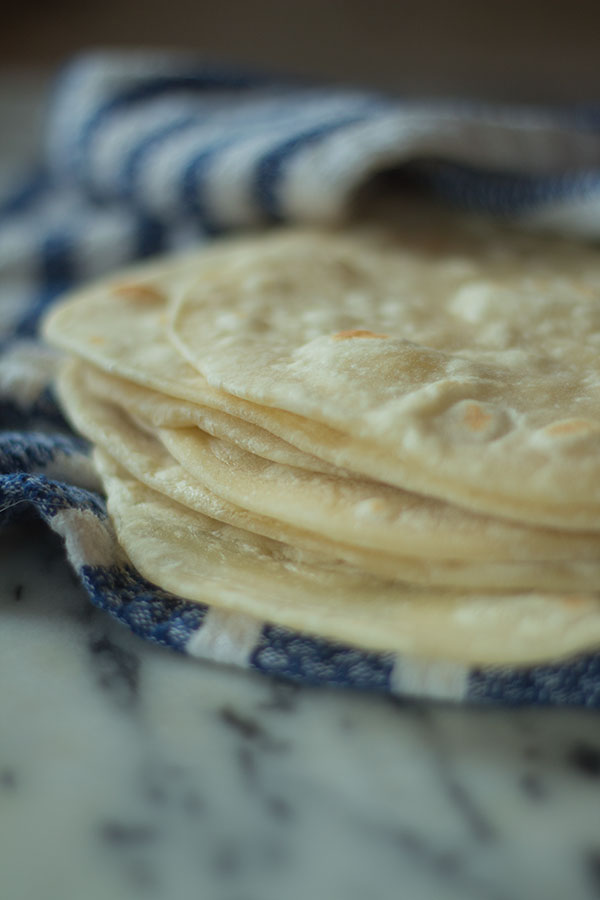 homemade flour tortillas