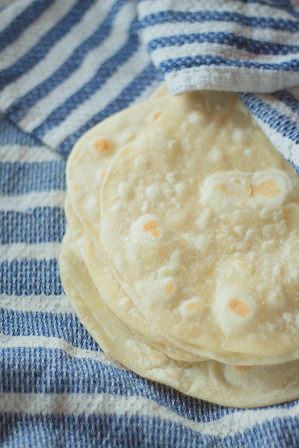 homemade flour tortillas