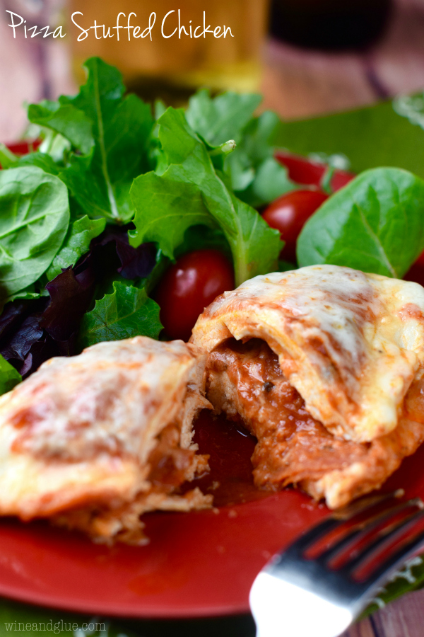 Pizza Stuffed Chicken